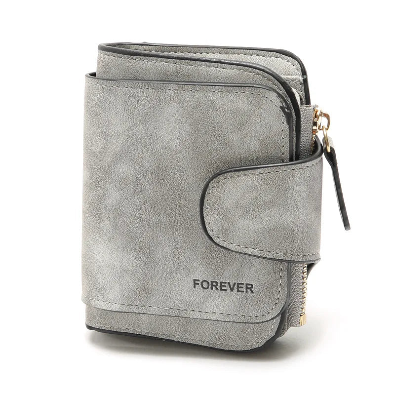 Chic Compact Fashion Wallet – Stylish & Organised for Everyday Use-Grey-State of Style