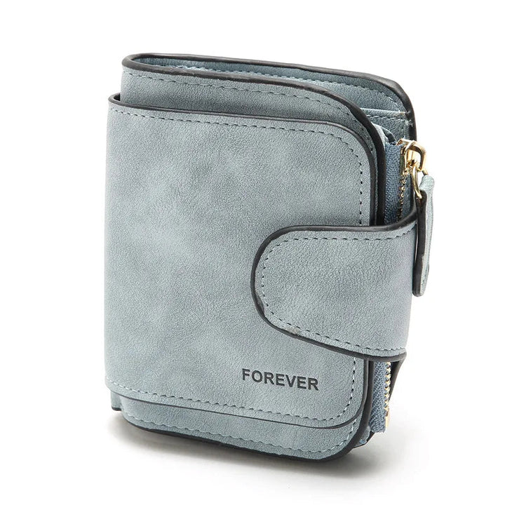 Chic Compact Fashion Wallet – Stylish & Organised for Everyday Use-Silver-State of Style