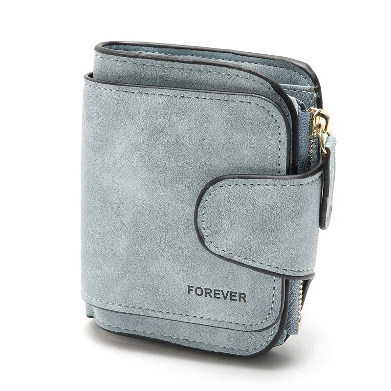 Chic Compact Fashion Wallet – Stylish & Organised for Everyday Use-Silver-State of Style