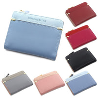 Chic Compact Mini Wallet – Stylish & Practical PU Leather Purse-Dark Pink-1-State of Style