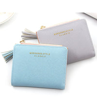 Chic Compact Mini Wallet – Stylish & Practical PU Leather Purse-Dark Pink-1-State of Style