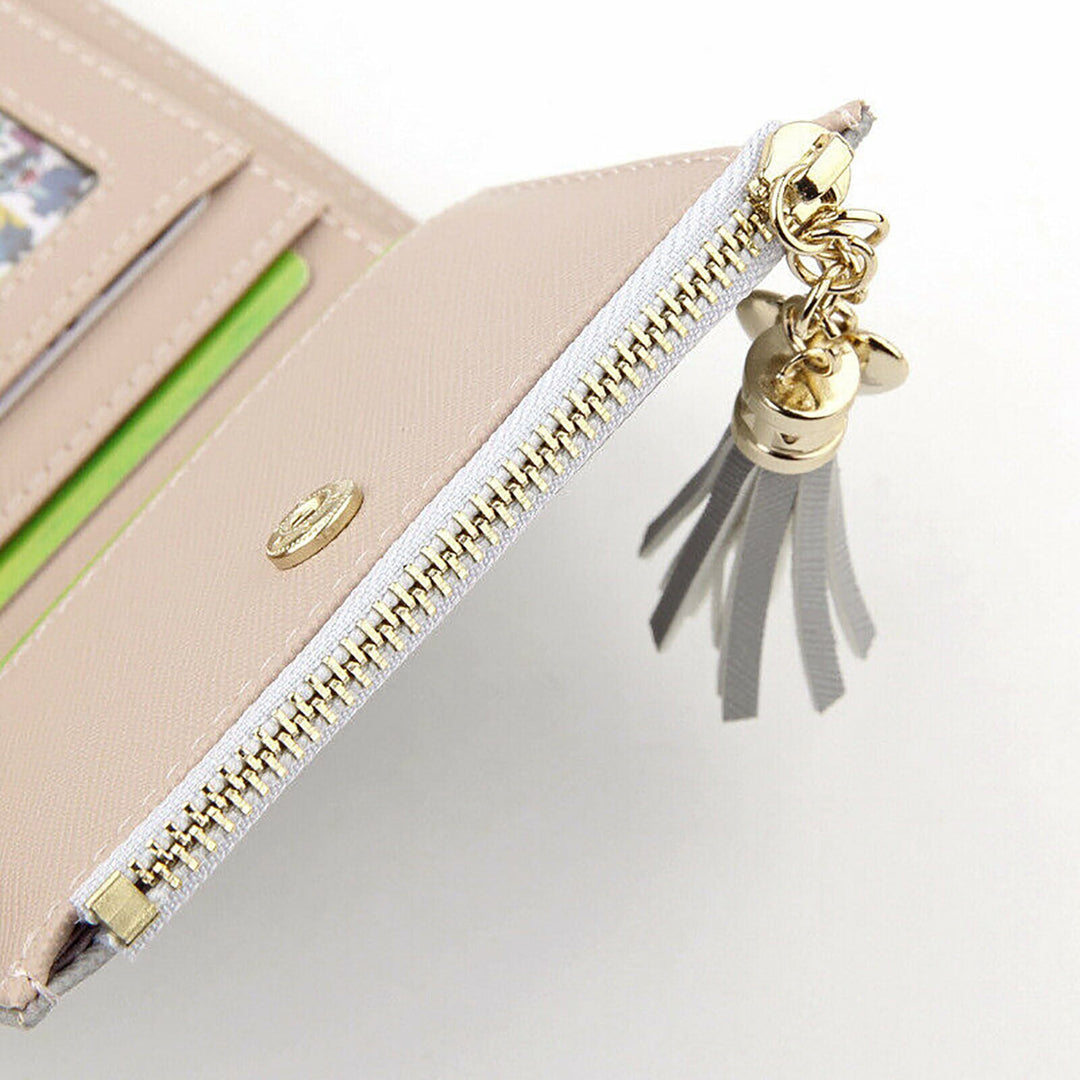 Chic Compact Mini Wallet – Stylish & Practical PU Leather Purse-Dark Pink-1-State of Style