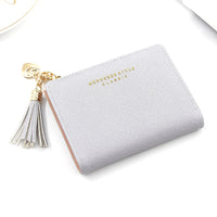 Chic Compact Mini Wallet – Stylish & Practical PU Leather Purse-Grey-2-State of Style