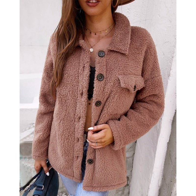 Chic Denim Jacket for Women | Comfortable & Stylish-Brown-S-State of Style