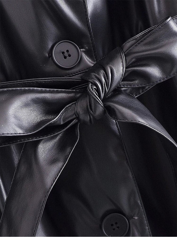 Chic Faux Leather Jacket for Women | Stylish & Versatile-Black-XS-State of Style