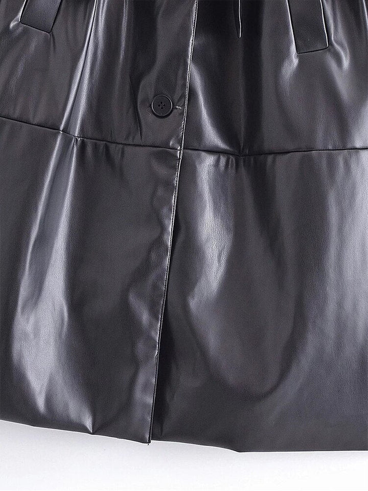 Chic Faux Leather Jacket for Women | Stylish & Versatile-Black-XS-State of Style