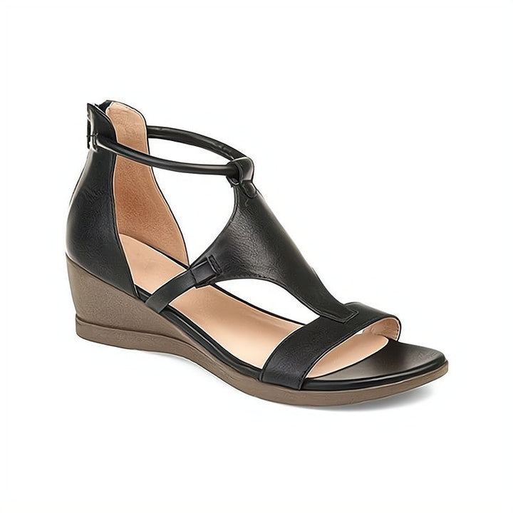 Chic Ladies' Sandals - Elora-Black-3.5-State of Style