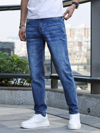 Chic Men's Streetwear Stretch Trousers - Milan-S-Light Blue-State of Style