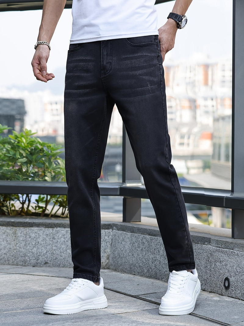 Chic Men's Streetwear Stretch Trousers - Milan-S-Light Blue-State of Style