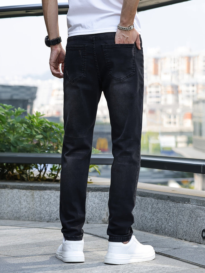 Chic Men's Streetwear Stretch Trousers - Milan-S-Light Blue-State of Style