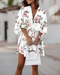 Chic Mini Dress | Elegant and Comfortable-White-S-State of Style