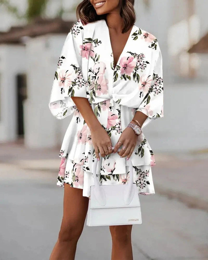 Chic Mini Dress | Elegant and Comfortable-White-S-State of Style