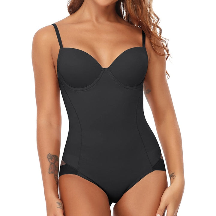 Chic Slimming Shapewear Bodysuit - Élise-Beige-S-State of Style