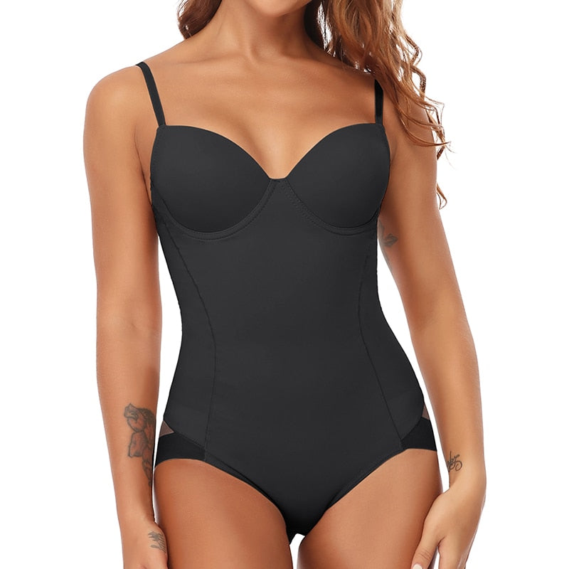 Chic Slimming Shapewear Bodysuit - Élise-Beige-S-State of Style