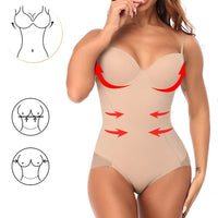 Chic Slimming Shapewear Bodysuit - Élise-Beige-S-State of Style