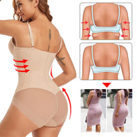 Chic Slimming Shapewear Bodysuit - Élise-Beige-S-State of Style