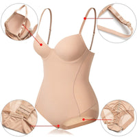 Chic Slimming Shapewear Bodysuit - Élise-Beige-S-State of Style