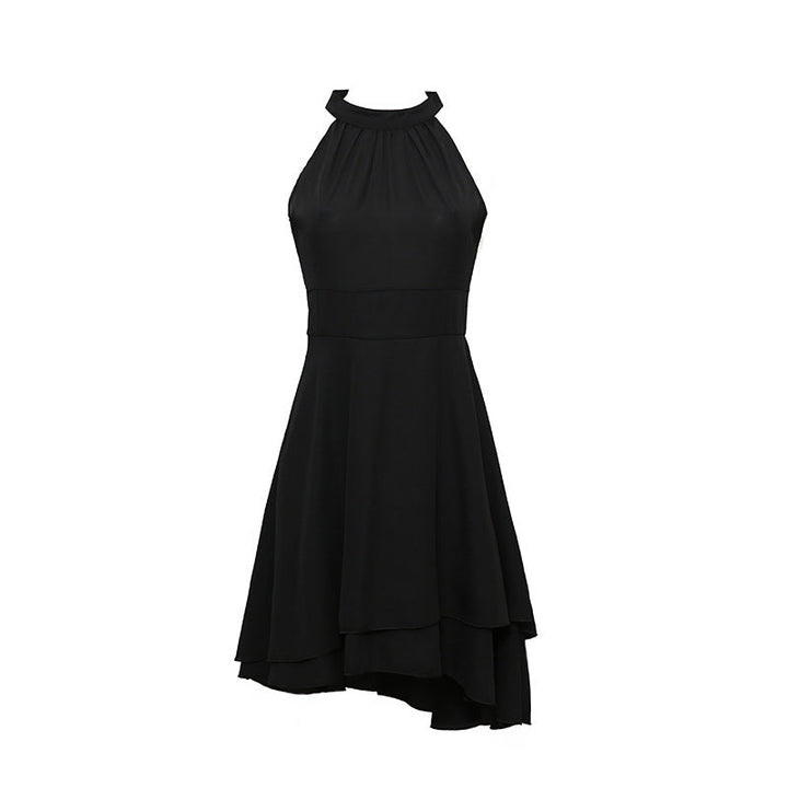 Chic Smart Dress-Black-S-State of Style