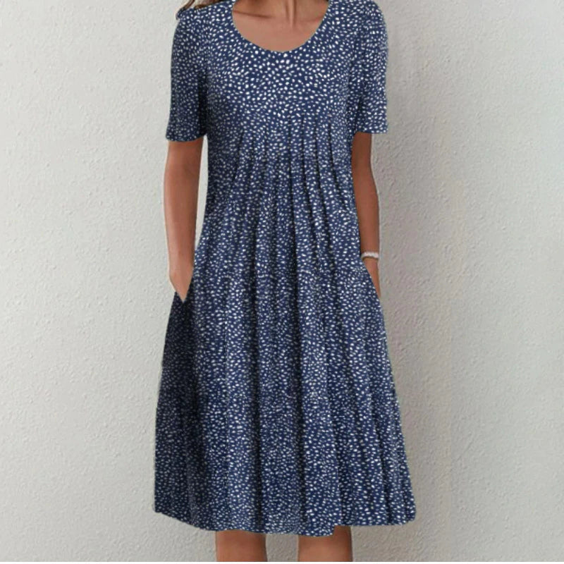 Chic Summer Dress - Luna-Blue-S-State of Style