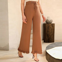 Chic Trousers for Women | Elegant, Stylish & Comfortable-Brown-S-State of Style