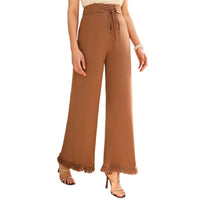 Chic Trousers for Women | Elegant, Stylish & Comfortable-Brown-S-State of Style