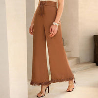 Chic Trousers for Women | Elegant, Stylish & Comfortable-Brown-S-State of Style
