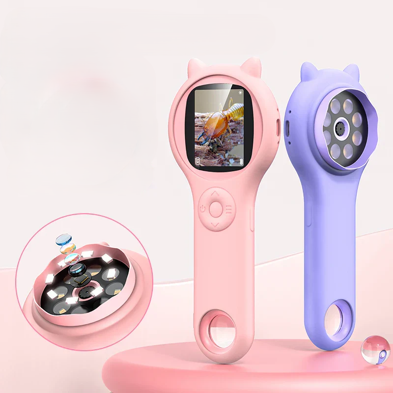 Child-friendly Digital Microscope – Zoomi-Pink-State of Style