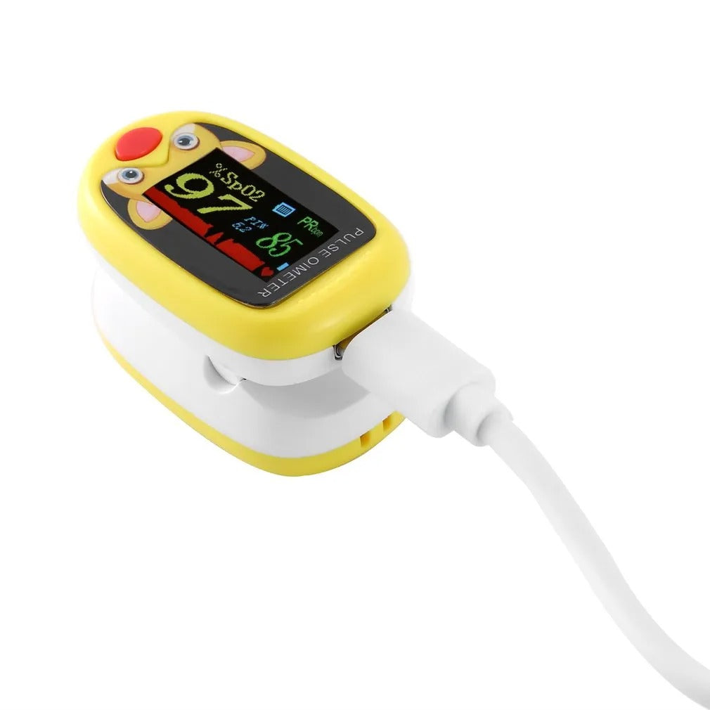 Child-friendly Pulse Oximeter for Health Monitoring - KidPulse-Blue-State of Style