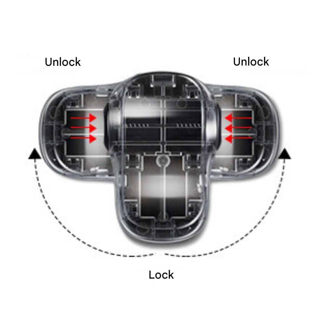 Child Oven Lock - OvenGuard-Black / 2 Pieces-State of Style