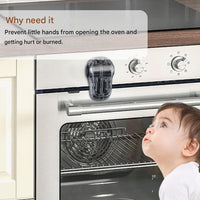 Child Oven Lock - OvenGuard-Black / 2 Pieces-State of Style