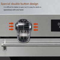 Child Oven Lock - OvenGuard-Black / 2 Pieces-State of Style