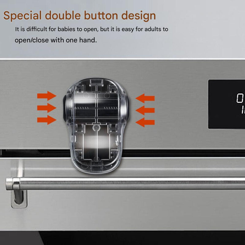 Child Oven Lock - OvenGuard-Black / 2 Pieces-State of Style