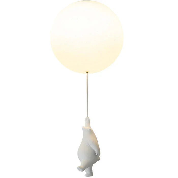 Children's Ceiling Lamp with Bear and Balloon - CloudBear-15 cm-A-Warm White-State of Style