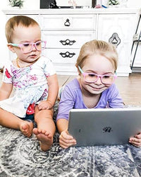 Children's glasses with blue light filter – BrightEyes-Pink-State of Style