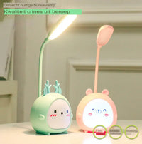 Children's reading lamp with eye protection and USB night light - BrightBuddy-Green Deer-State of Style