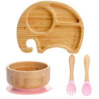 Children's Tableware Set with Suction Cup - EcoFeast-Lamb White-State of Style