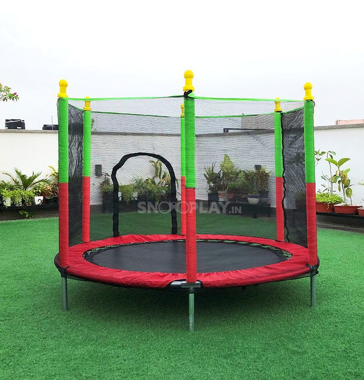 Children's trampoline with safety net – Jumpie KidsTramp-State of Style