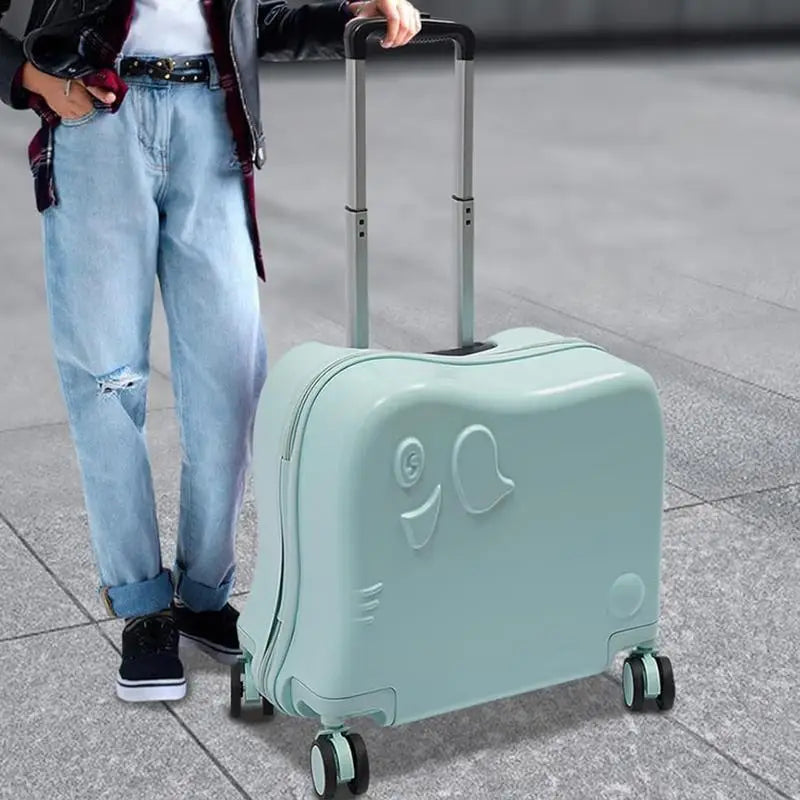 Child's suitcase cartoon elephant – Napoli-Green-State of Style