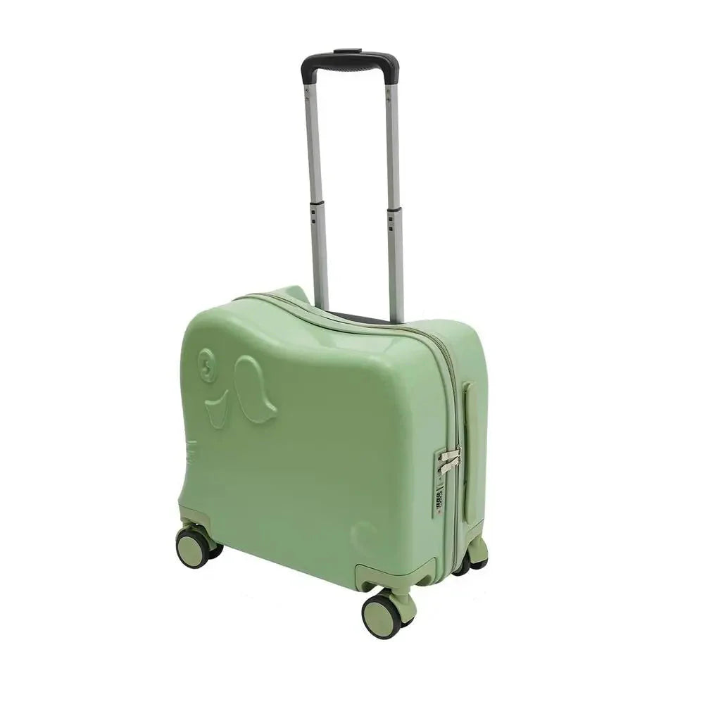 Child's suitcase cartoon elephant – Napoli-Green-State of Style