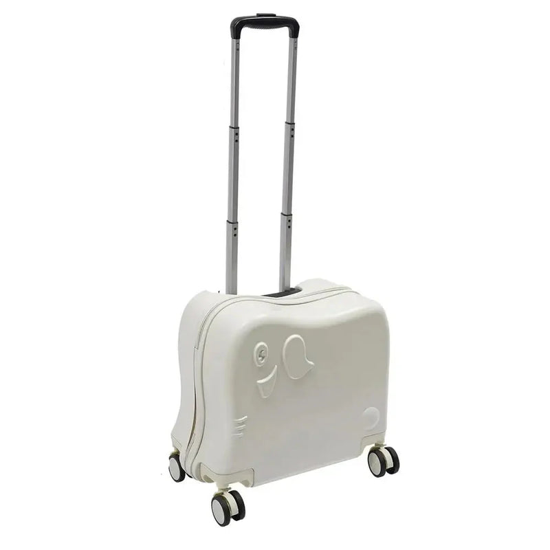 Child's suitcase cartoon elephant – Napoli-White-State of Style