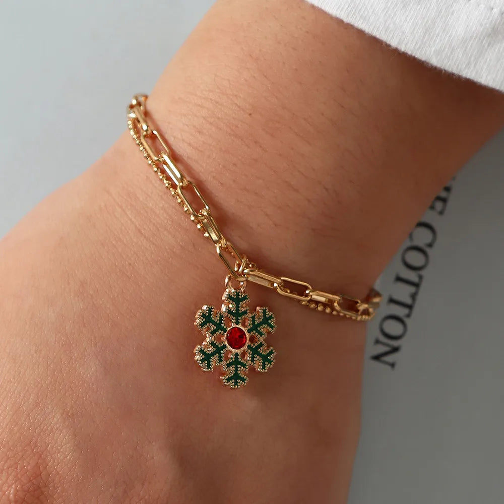Christmas Charm Bracelet | Festive and Fun Design-SNOWFLAKE-State of Style