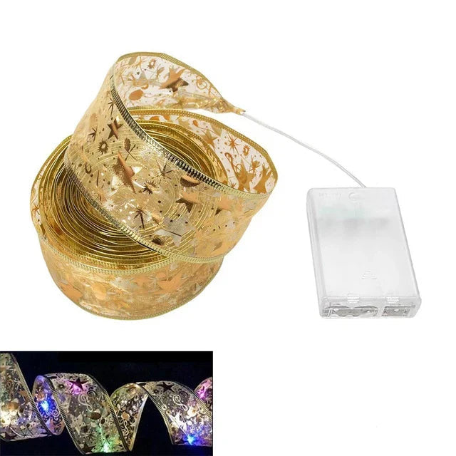 Christmas Lights Ribbon - TwinkleRibbon-Style 5-5M-State of Style