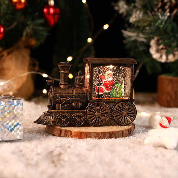 Christmas Music Box Train - JingleTracks-Bronze - Santa Claus-State of Style
