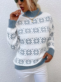 Christmas Pattern Sweater - Holly-Pink-S-State of Style