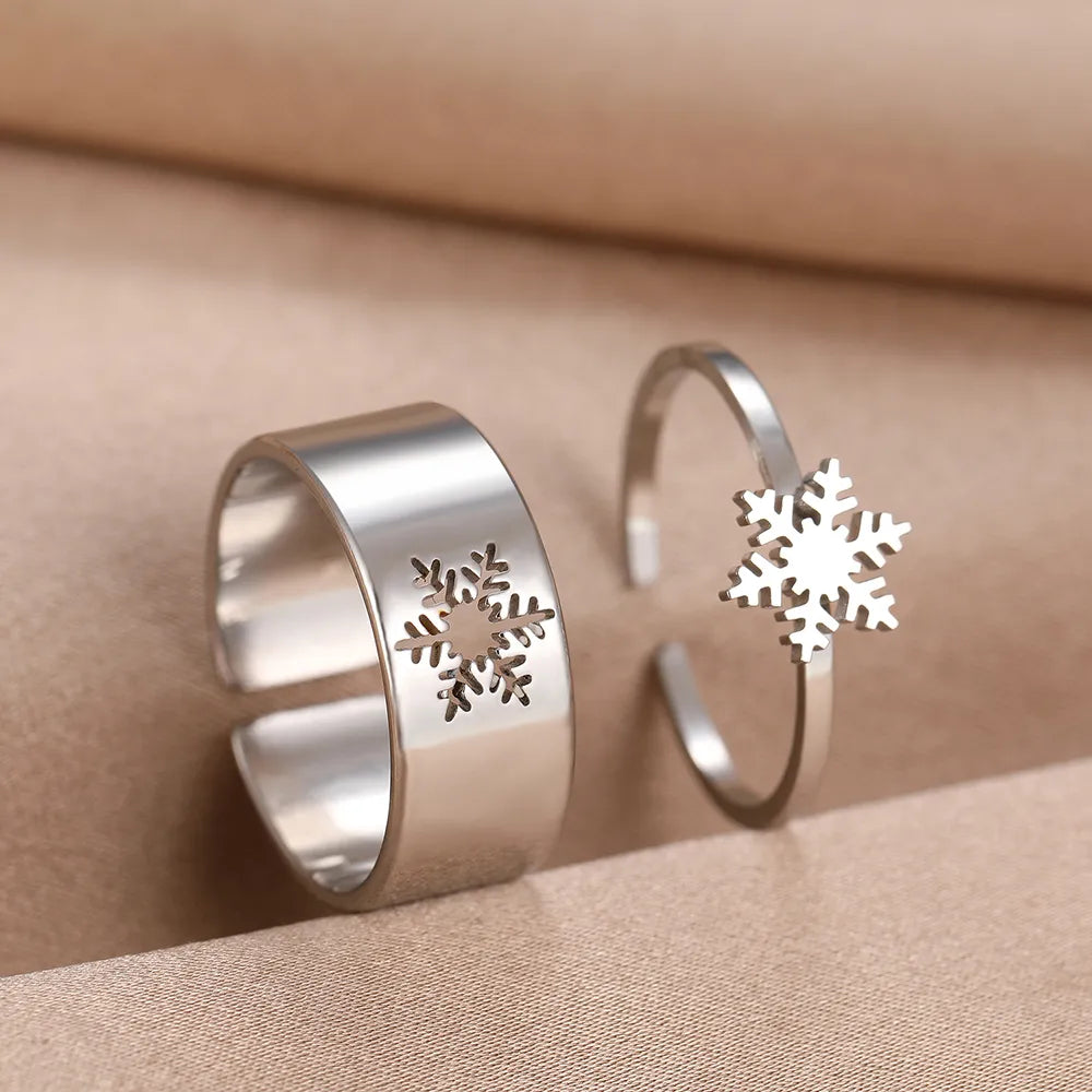Christmas Snowflake Earrings | Festive Jewellery | Holiday Sparkle-SILVER-State of Style