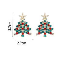 Christmas Tree Dangle Earrings | Women's Jewellery-CLEAR-State of Style