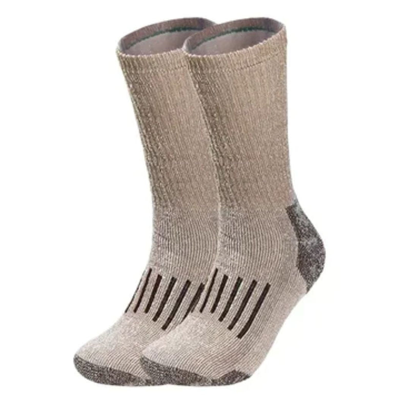 Christoph Traditional Socks – Warm Merino Wool Thermal Hiking Socks-Brown-6.5 - 8.0-State of Style