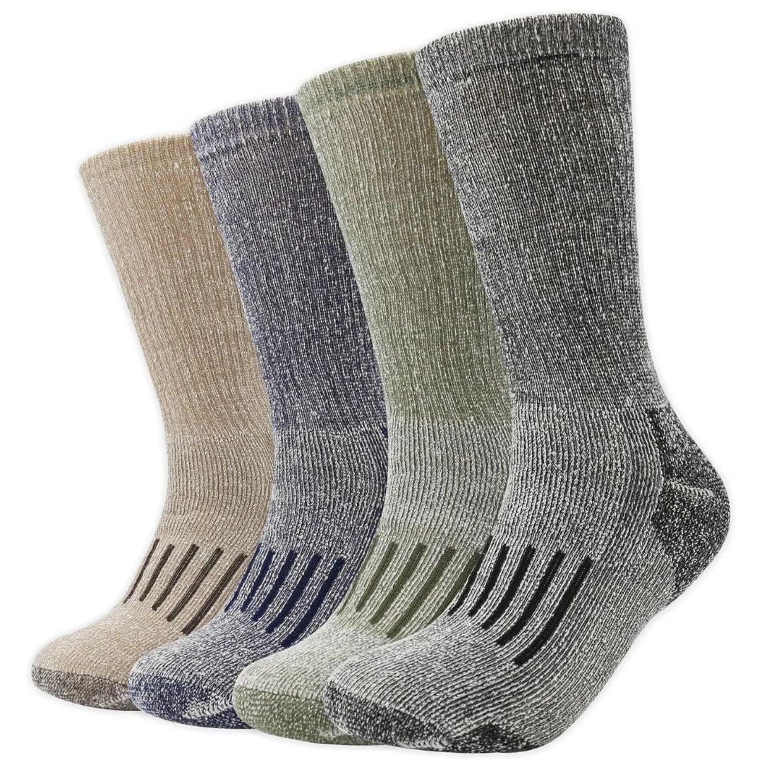 Christoph Traditional Socks – Warm Merino Wool Thermal Hiking Socks-Navy Blue-6.5 - 8.0-State of Style