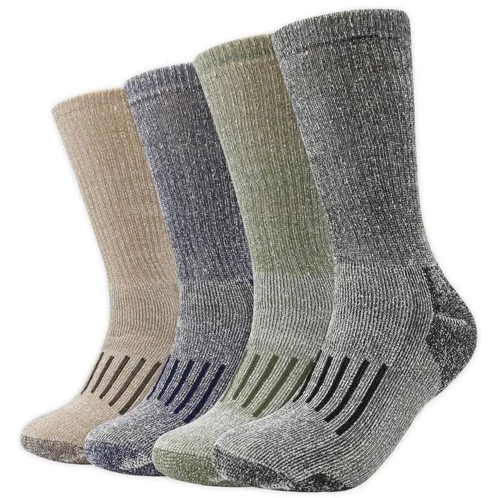 Christoph Traditional Socks – Warm Merino Wool Thermal Hiking Socks-Navy Blue-6.5 - 8.0-State of Style