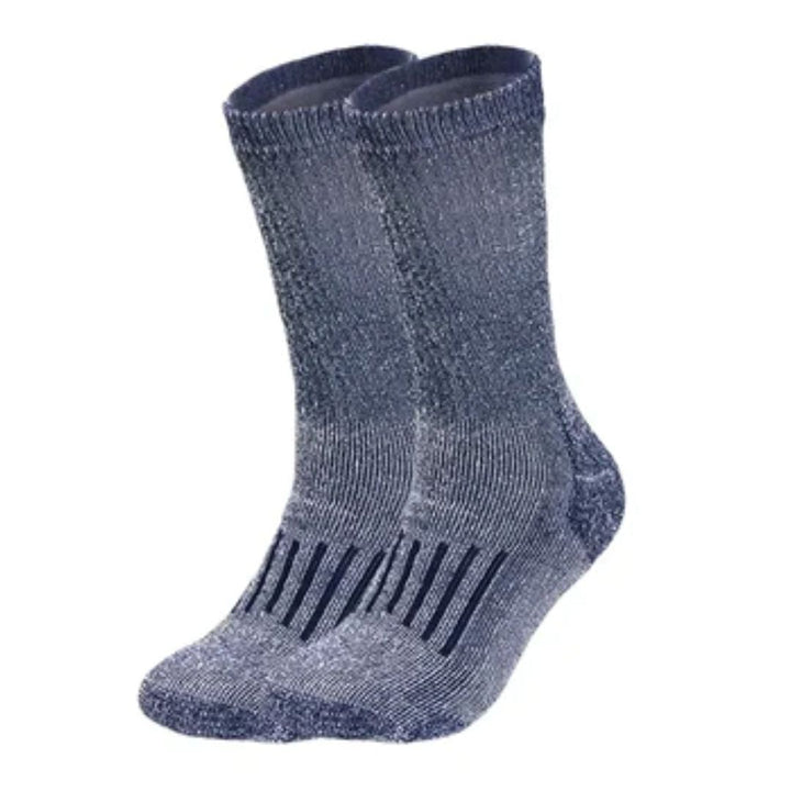 Christoph Traditional Socks – Warm Merino Wool Thermal Hiking Socks-Navy Blue-6.5 - 8.0-State of Style